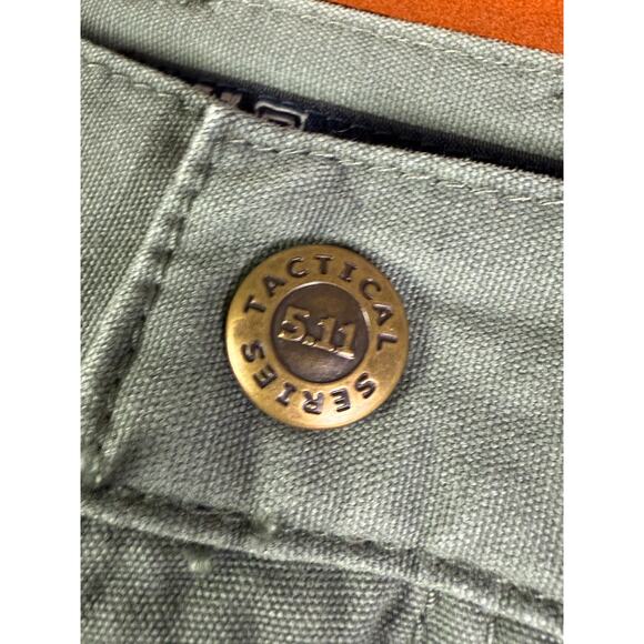 5.11 Tactical Series Cargo Pants Utility Zipper Pockets 74290 Green Mens 34x32 - Picture 4 of 9